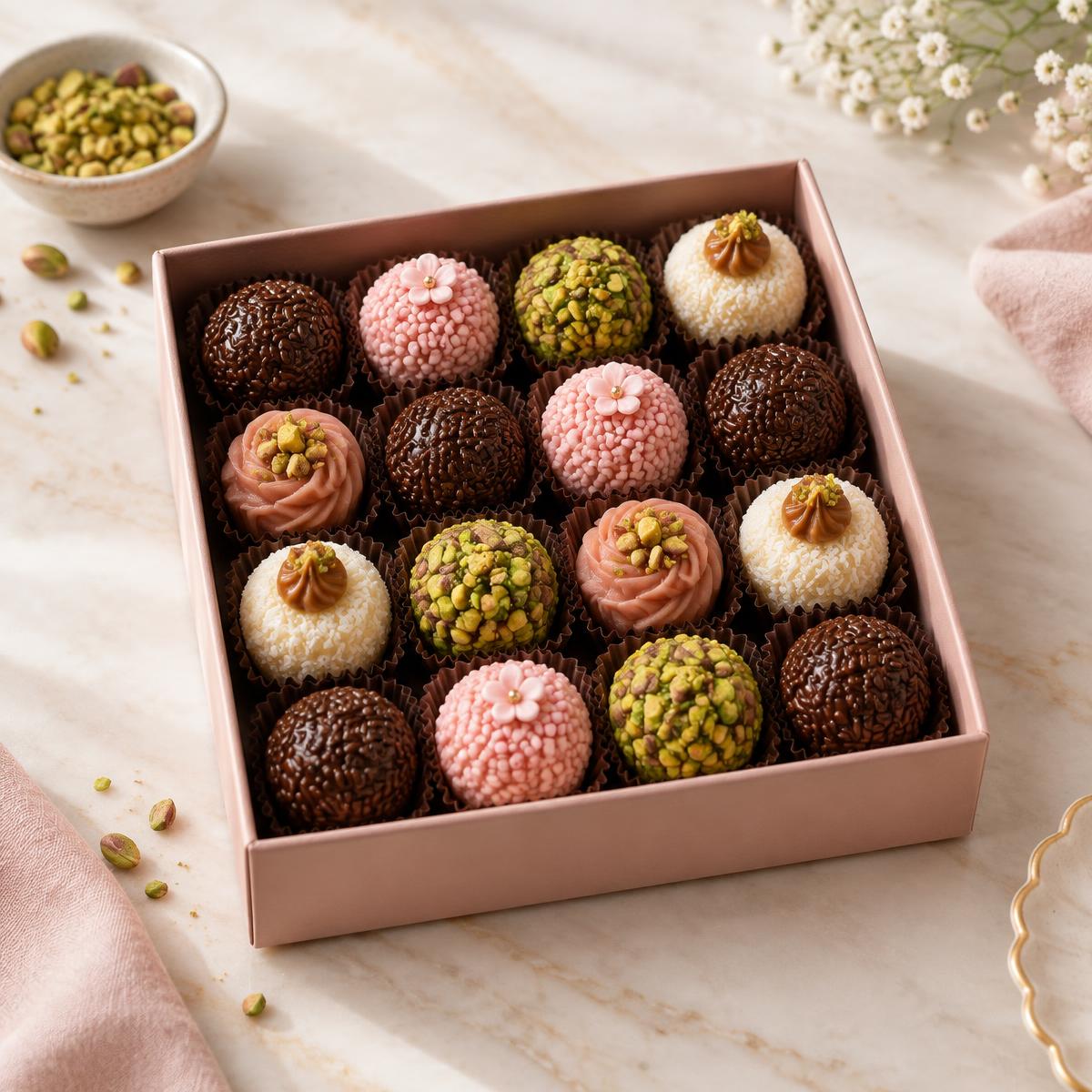 Docinhos artesanais variados da Bella Doces